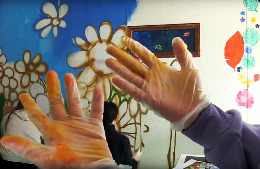 Atelier initiation graffiti février 2024
